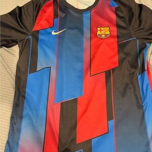 Nike Barcelona Red and Blue Graphic Jersey